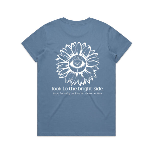Look to the bright side - Women's Maple T - White Logo Thumbnail