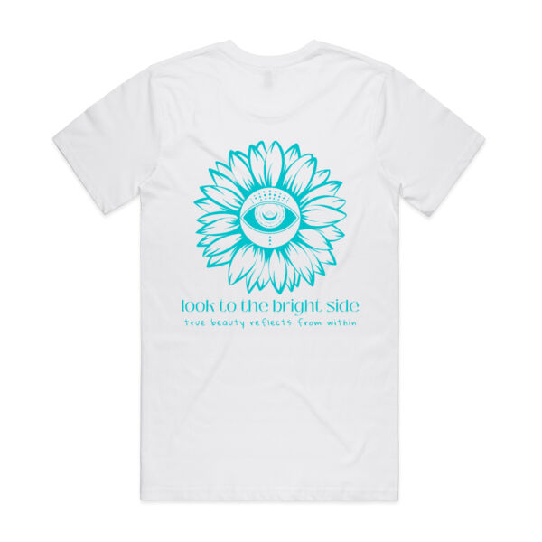 look to the bright side Unisex Tee - Blue Logo Thumbnail